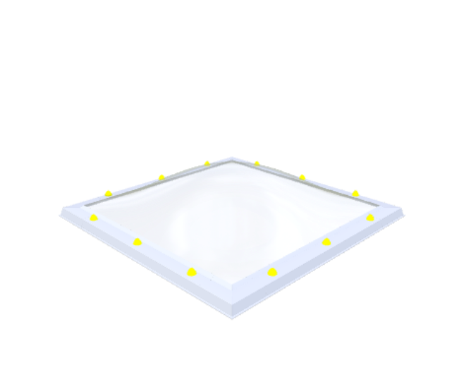 Coupole Skylux 105x105cm