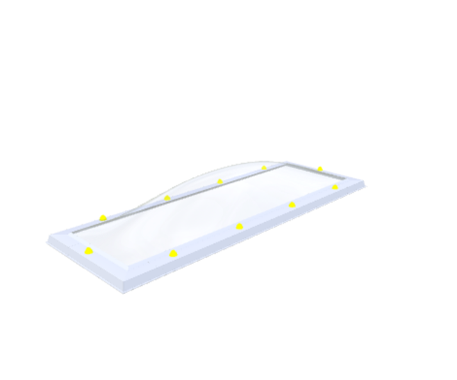 Coupole Skylux 50x170cm