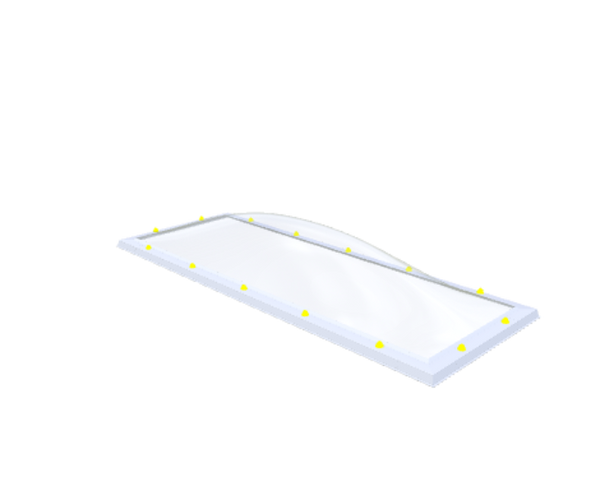 Coupole Skylux 75x225cm