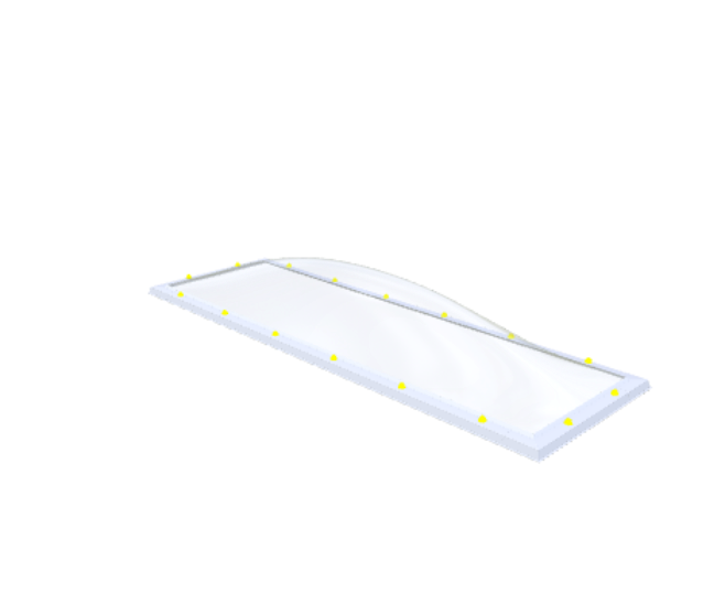 Coupole Skylux 80x280cm