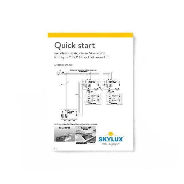 Skylux-Connection Diagrams Skycom Control Units-1