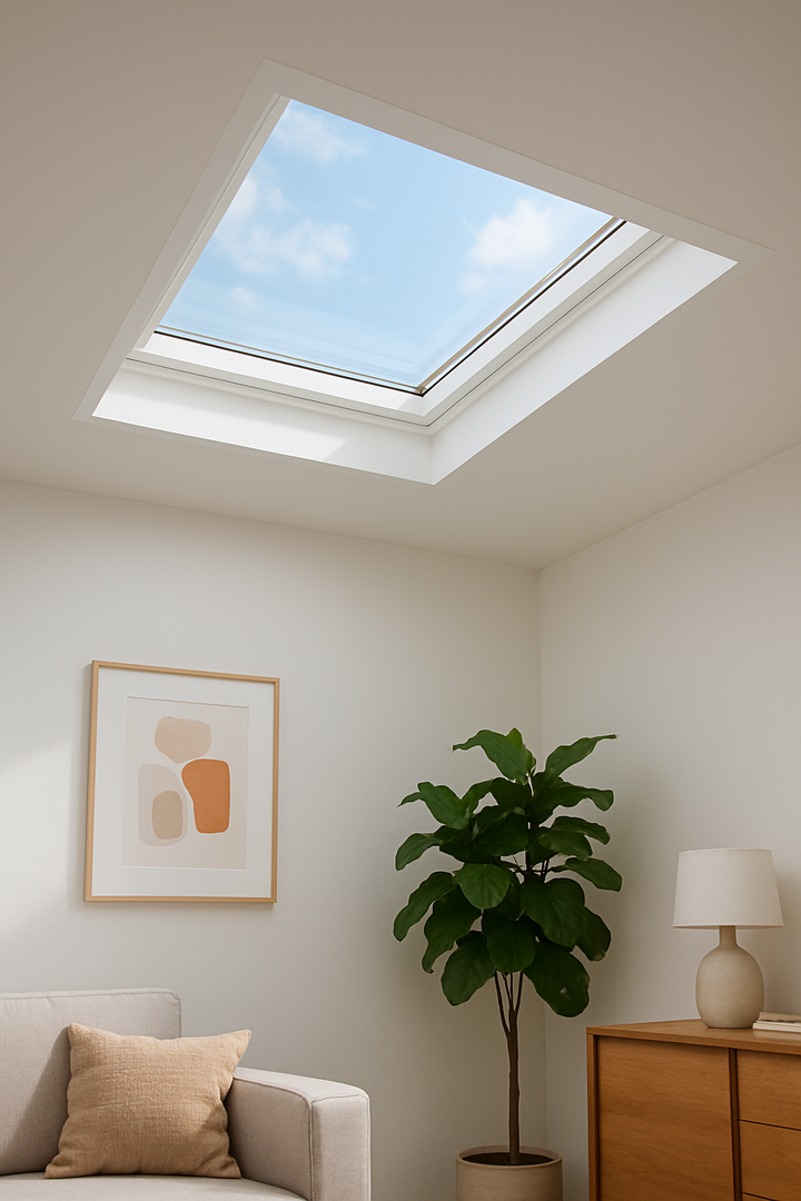 Skylux-Flat roof window Vitria 100x100 cm-6