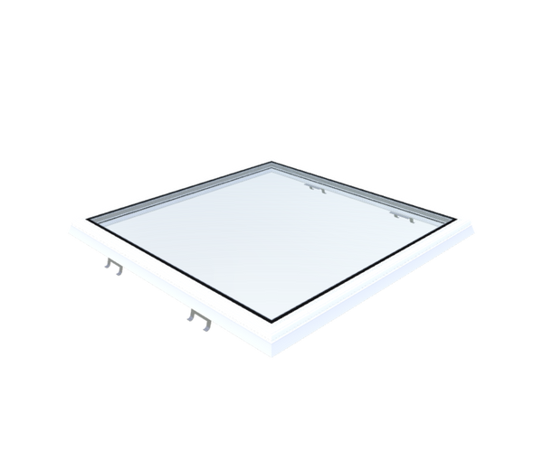 Skylux-Flat roof window Vitria 100x100 cm-Fixed-Not applicable-Upstand / curb or renovation frame not included-1