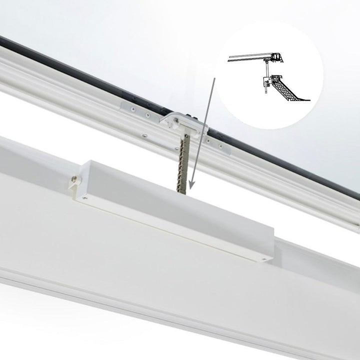 Skylux-Flat roof window Vitria 100x100 cm-Openable-Single electric chain actuator-Splayed curb 16/20 (16 cm high, roof opening 20 cm larger than daylight size in title)-5