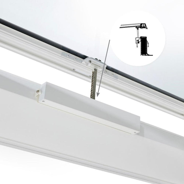 Skylux-Flat roof window Vitria 100x100 cm-Openable-Single electric chain actuator-Straight curb 20/00 (20 cm high)-4