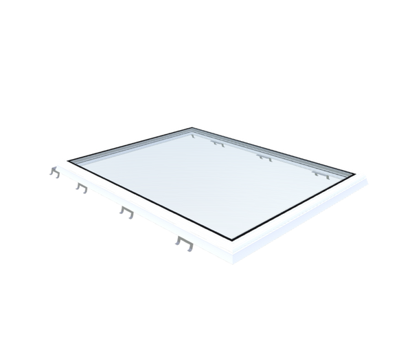 Skylux-Flat roof window Vitria 100x130 cm-Fixed-Not applicable-Upstand / curb or renovation frame not included-1