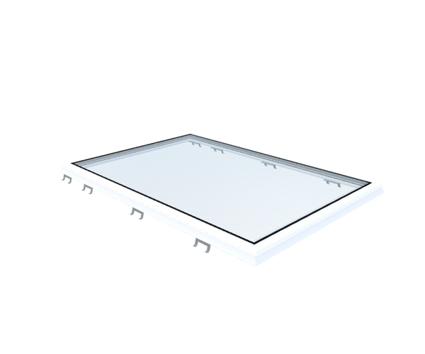 Skylux-Flat roof window Vitria 100x150 cm-Fixed-Not applicable-Upstand / curb or renovation frame not included-1