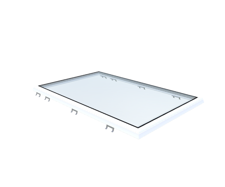 Skylux-Flat roof window Vitria 100x160 cm-Fixed-Not applicable-Upstand / curb or renovation frame not included-1