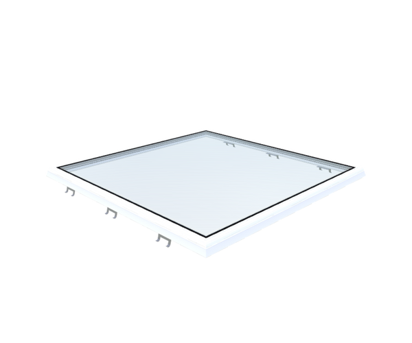 Skylux-Flat roof window Vitria 120x120 cm-Fixed-Not applicable-Upstand / curb or renovation frame not included-1