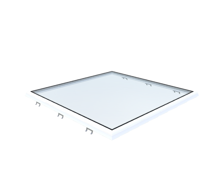 Skylux-Flat roof window Vitria 150x150 cm-Fixed-Not applicable-Upstand / curb or renovation frame not included-6