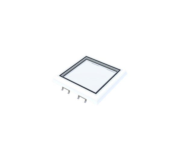 Skylux-Flat roof window Vitria 40x40 cm-Fixed-Not applicable-Upstand / curb or renovation frame not included-1