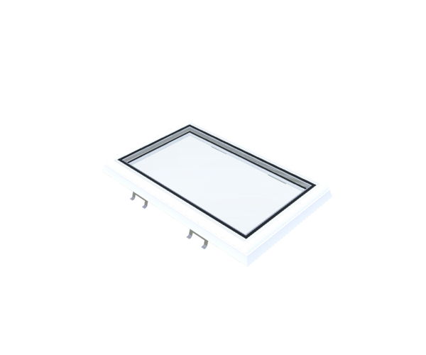 Skylux-Flat roof window Vitria 40x70 cm-Fixed-Not applicable-Upstand / curb or renovation frame not included-1