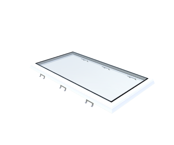 Skylux-Flat roof window Vitria 60x120 cm-Fixed-Not applicable-Upstand / curb or renovation frame not included-1