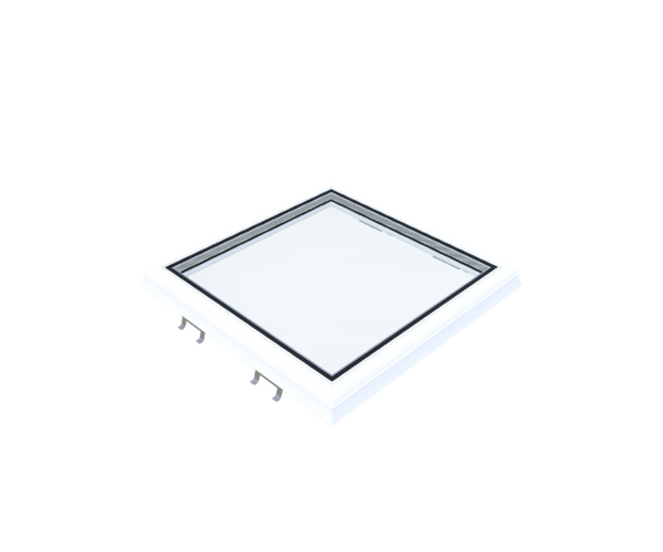 Skylux-Flat roof window Vitria 60x60 cm-Fixed-Not applicable-Upstand / curb or renovation frame not included-1