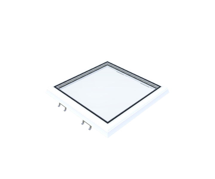 Skylux-Flat roof window Vitria 60x60 cm-Fixed-Not applicable-Upstand / curb or renovation frame not included-1