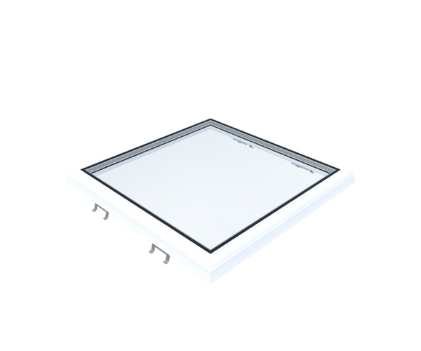 Skylux-Flat roof window Vitria 75x75 cm-Fixed-Not applicable-Upstand / curb or renovation frame not included-1