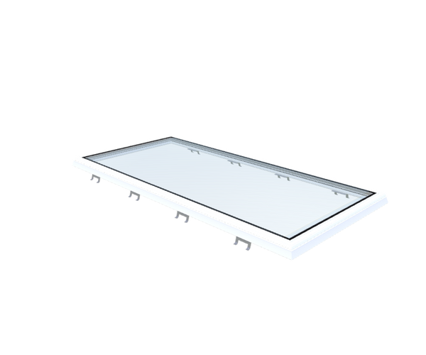 Skylux-Flat roof window Vitria 80x180 cm-Fixed-Not applicable-Upstand / curb or renovation frame not included-1