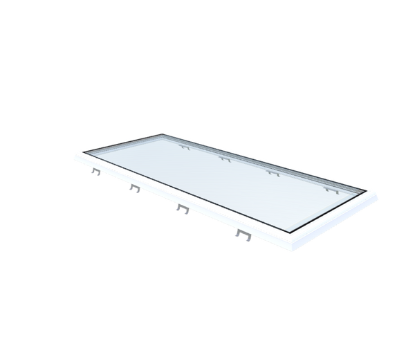 Skylux-Flat roof window Vitria 80x200 cm-Fixed-Not applicable-Upstand / curb or renovation frame not included-1