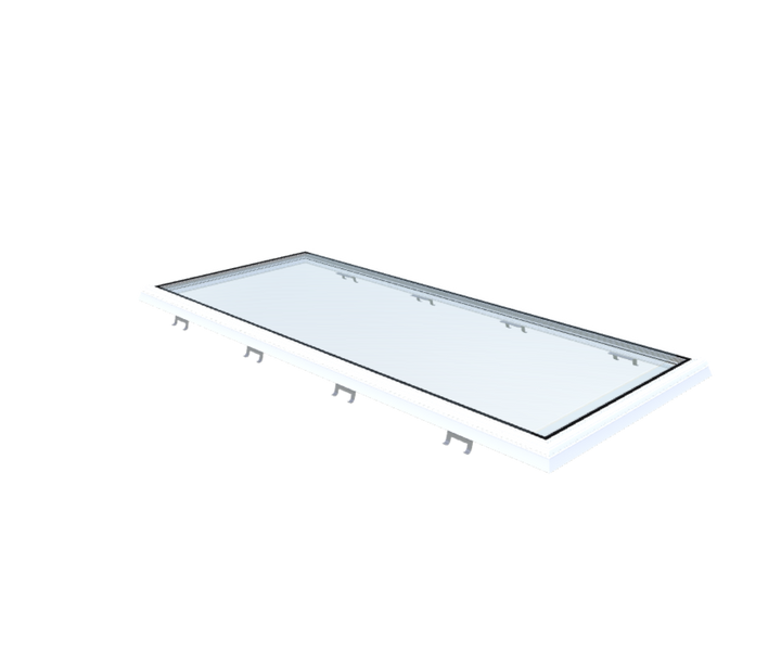 Skylux-Flat roof window Vitria 80x200 cm-Fixed-Not applicable-Upstand / curb or renovation frame not included-1