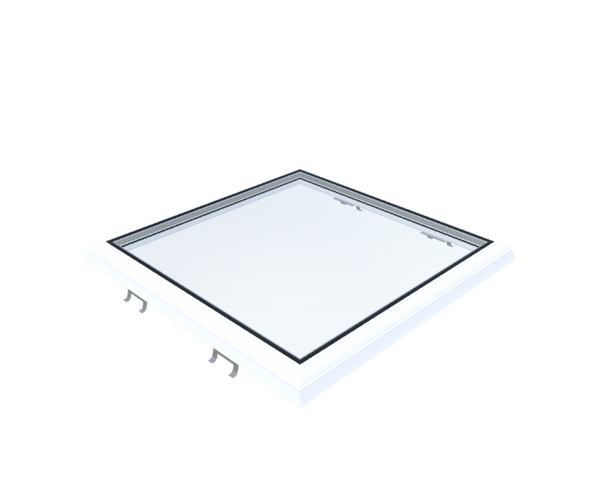 Skylux-Flat roof window Vitria 80x80 cm-Fixed-Not applicable-Upstand / curb or renovation frame not included-1