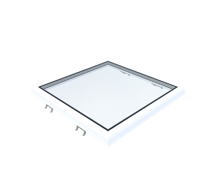 Skylux-Flat roof window Vitria 80x80 cm-Fixed-Not applicable-Upstand / curb or renovation frame not included-1