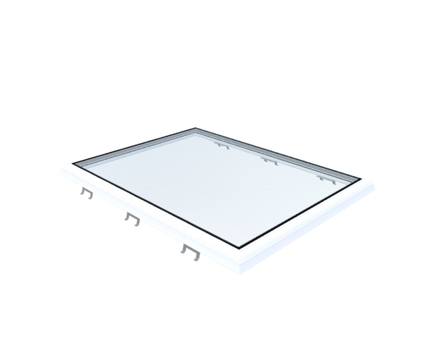 Skylux-Flat roof window Vitria 90x120 cm-Fixed-Not applicable-Upstand / curb or renovation frame not included-1