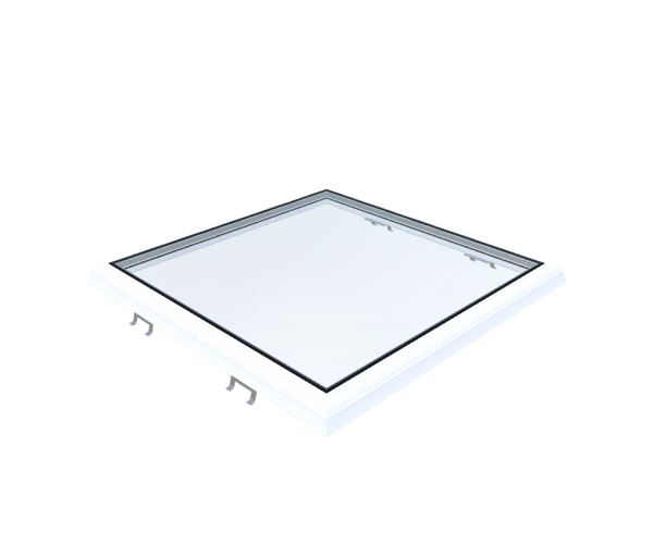Skylux-Flat roof window Vitria 90x90 cm-Fixed-Not applicable-Upstand / curb or renovation frame not included-1