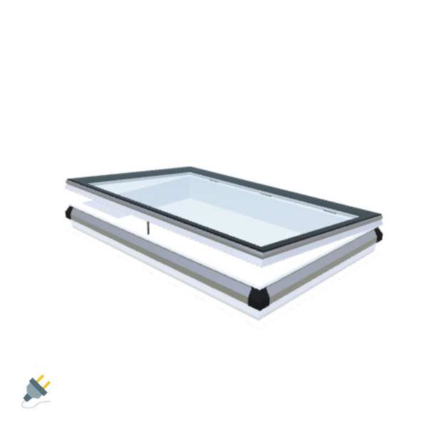 Skylux-iWindow - Opening Flat Roof Window - Complete Set 105x165 cm-1