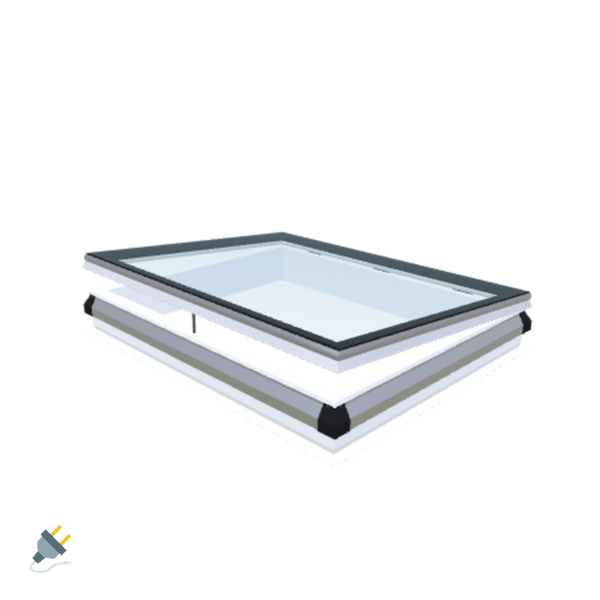 Skylux-iWindow - Opening Flat Roof Window - Complete Set 110x140 cm-1