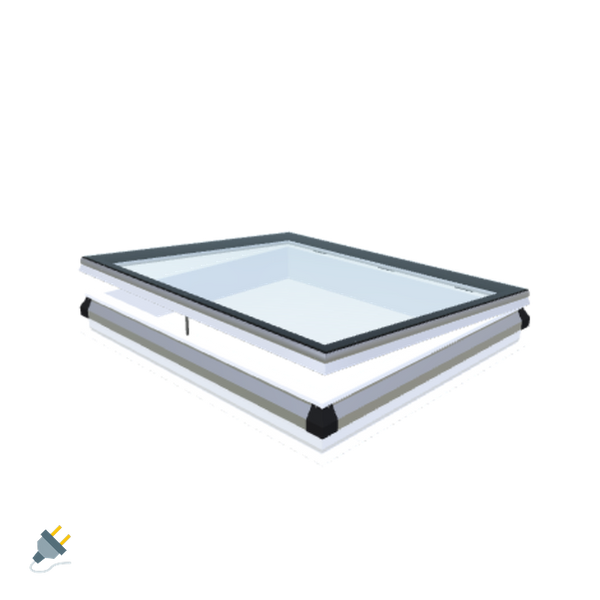 Skylux-iWindow - Opening Flat Roof Window - Complete Set 120x140 cm-1