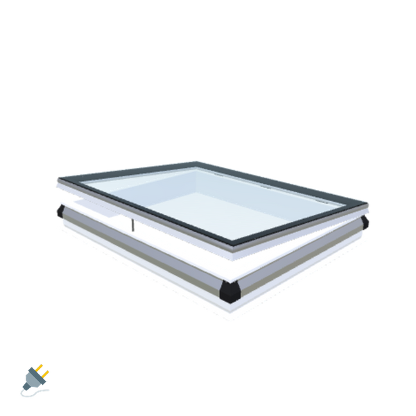 Skylux-iWindow - Opening Flat Roof Window - Complete Set 120x150 cm-1