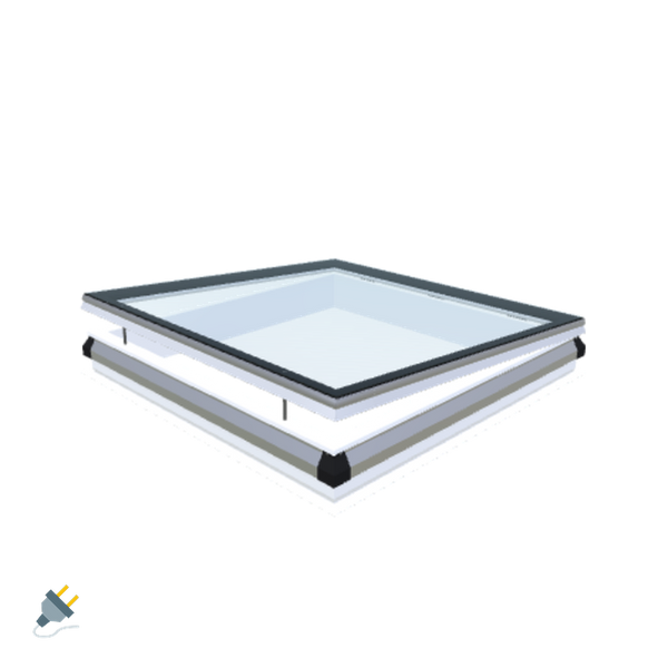 Skylux-iWindow - Opening Flat Roof Window - Complete Set 140x140 cm-1