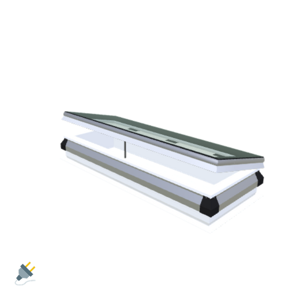Skylux-iWindow - Opening Flat Roof Window - Complete Set 40x130 cm-1