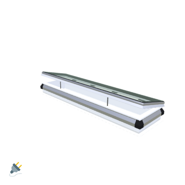 Skylux-iWindow - Opening Flat Roof Window - Complete Set 40x190 cm-1