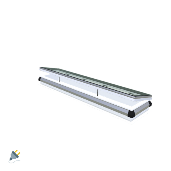Skylux-iWindow - Opening Flat Roof Window - Complete Set 40x220 cm-1