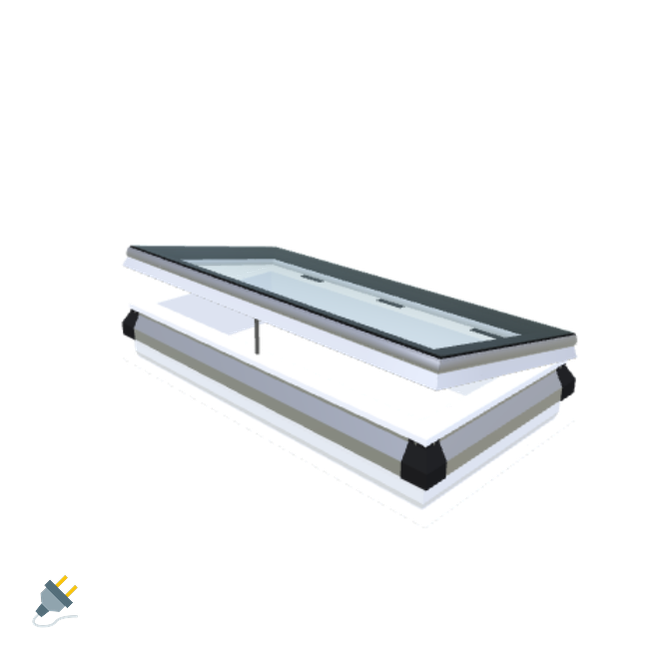 Skylux-iWindow - Opening Flat Roof Window - Complete Set 50x110 cm-1