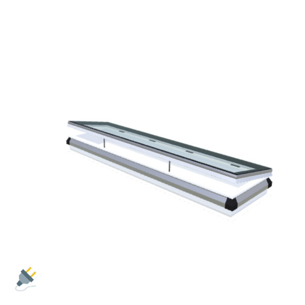 Skylux-iWindow - Opening Flat Roof Window - Complete Set 50x230 cm-1