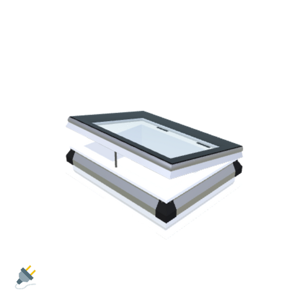 Skylux-iWindow - Opening Flat Roof Window - Complete Set 50x70 cm-1