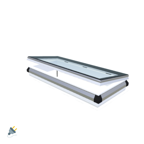 Skylux-iWindow - Opening Flat Roof Window - Complete Set 60x150 cm-1