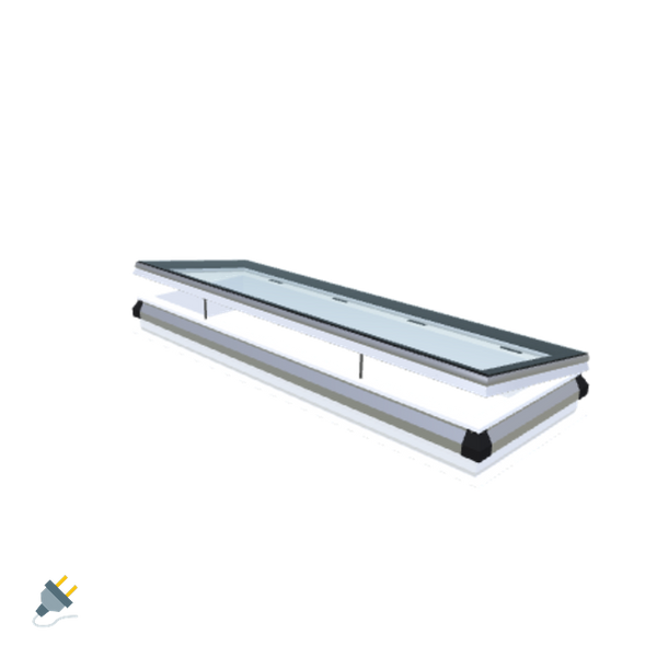 Skylux-iWindow - Opening Flat Roof Window - Complete Set 60x200 cm-1