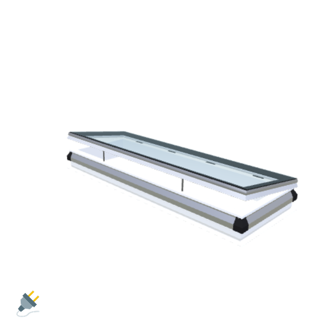 Skylux-iWindow - Opening Flat Roof Window - Complete Set 60x200 cm-1
