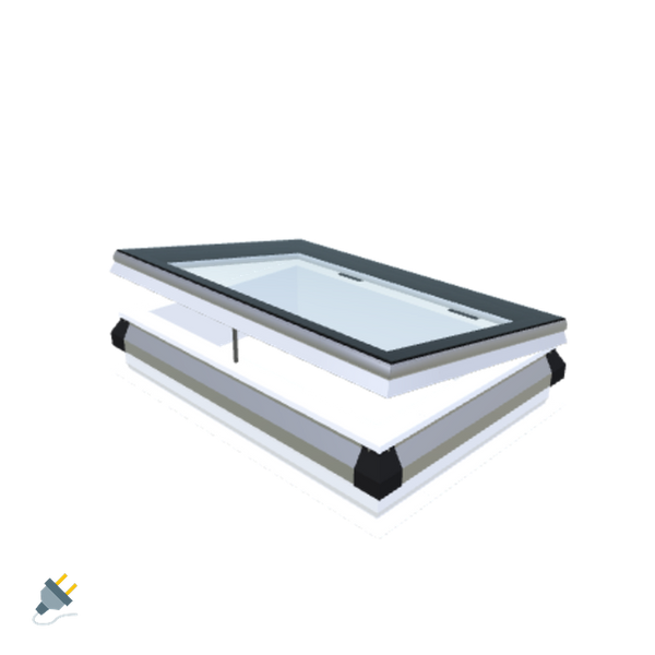 Skylux-iWindow - Opening Flat Roof Window - Complete Set 60x90 cm-1