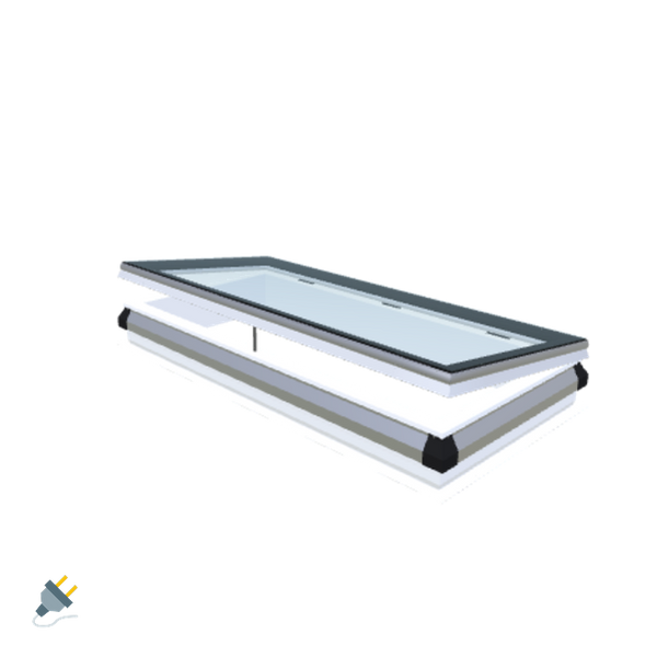 Skylux-iWindow - Opening Flat Roof Window - Complete Set 70x160 cm-1