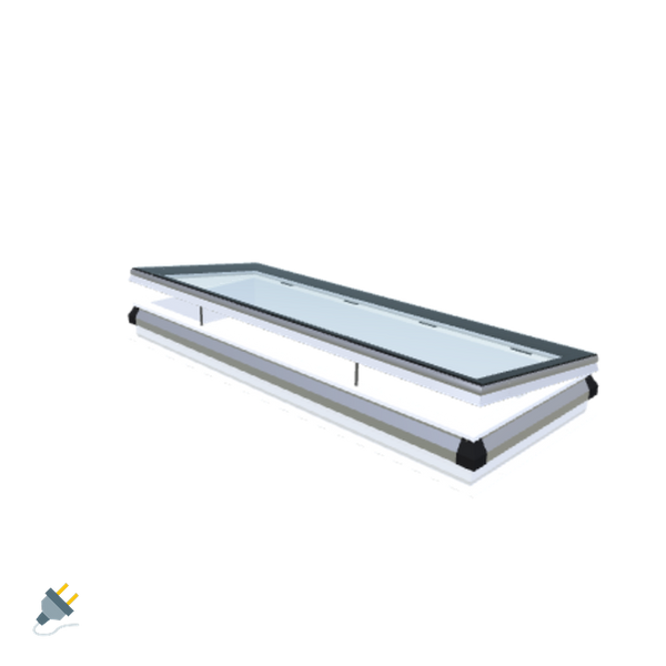 Skylux-iWindow - Opening Flat Roof Window - Complete Set 70x200 cm-1