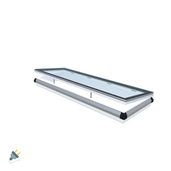 Skylux-iWindow - Opening Flat Roof Window - Complete Set 70x220 cm-1