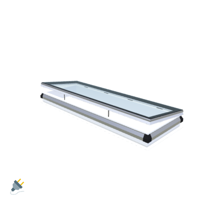 Skylux-iWindow - Opening Flat Roof Window - Complete Set 70x220 cm-1
