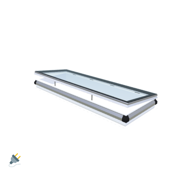 Skylux-iWindow - Opening Flat Roof Window - Complete Set 75x225 cm-1