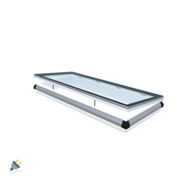 Skylux-iWindow - Opening Flat Roof Window - Complete Set 80x200 cm-1
