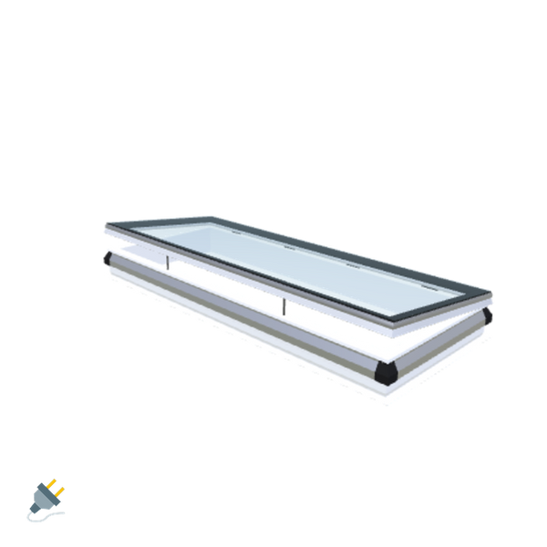 Skylux-iWindow - Opening Flat Roof Window - Complete Set 80x220 cm-1