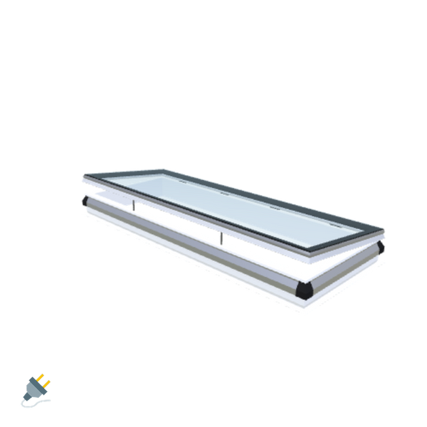 Skylux-iWindow - Opening Flat Roof Window - Complete Set 80x230 cm-1